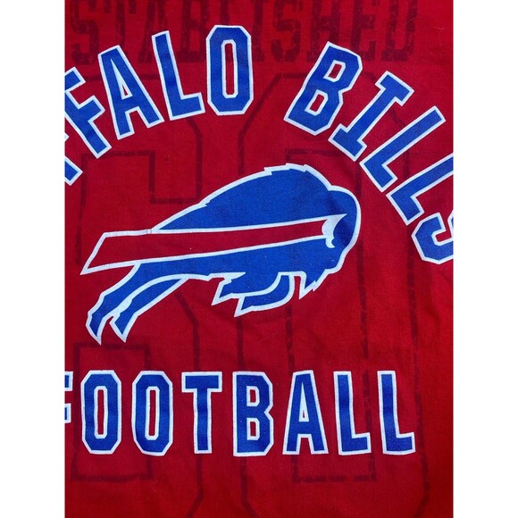 BUFFALO BILLS Long Sleeve Womens Red Blue Comfortable - Picture 3 of 6